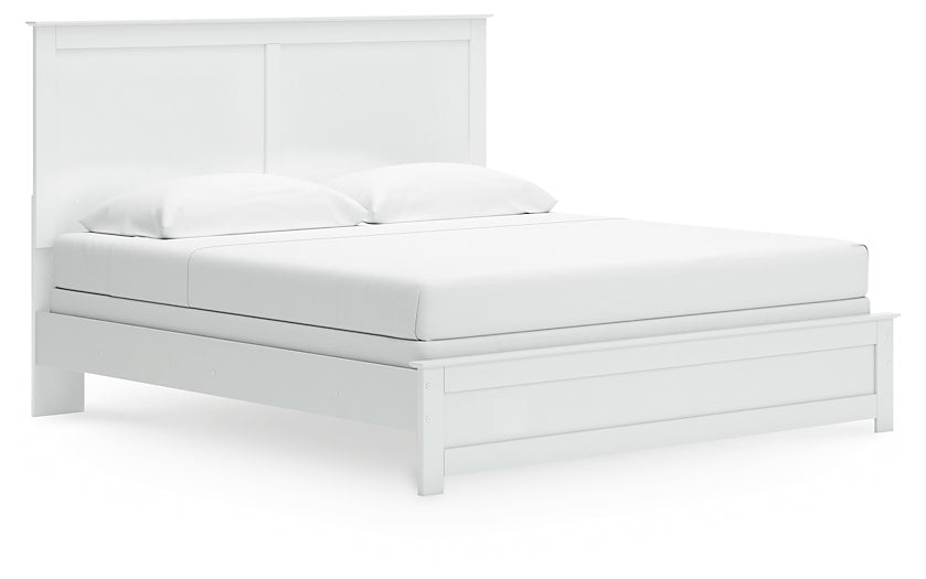Bostwick Shoals Panel Bed With Mirrored Dresser And Nightstand