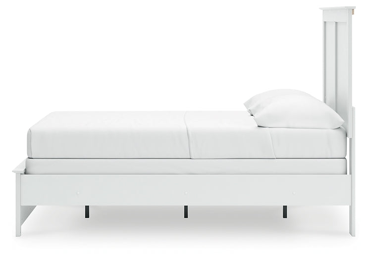 Bostwick Shoals Panel Bed With Mirrored Dresser