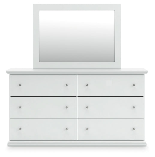 Bostwick Shoals Panel Bed With Mirrored Dresser And Nightstand