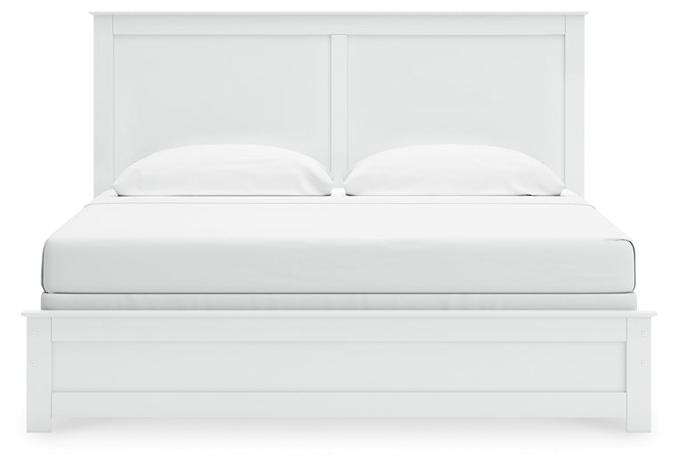 Bostwick Shoals Panel Bed With Mirrored Dresser, Chest And Nightstand