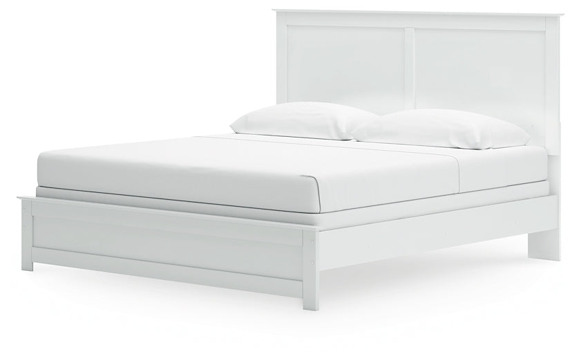 Bostwick Shoals Panel Bed With Mirrored Dresser, Chest And Nightstand