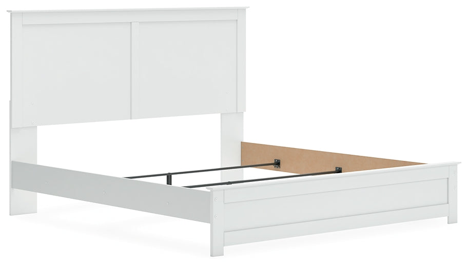 Bostwick Shoals Panel Bed With Mirrored Dresser, Chest And Nightstand