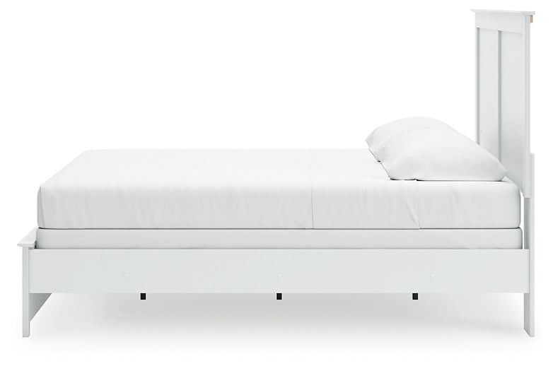 Bostwick Shoals Panel Bed With Mirrored Dresser, Chest And Nightstand