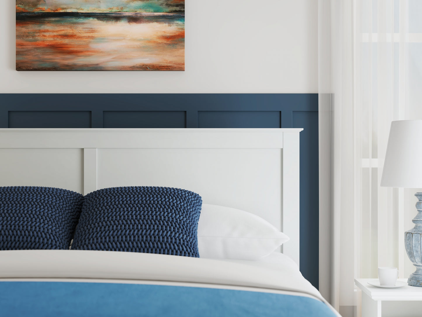Bostwick Shoals Panel Bed With Mirrored Dresser, Chest And Nightstand