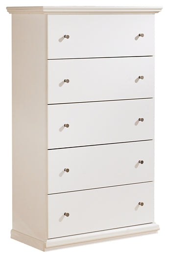 Bostwick Shoals Panel Bed With Mirrored Dresser, Chest And Nightstand