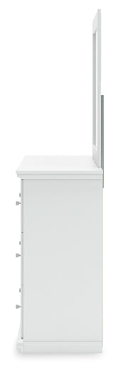 Bostwick Shoals Panel Bed With Mirrored Dresser, Chest And Nightstand