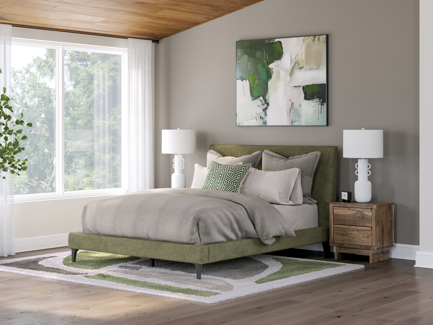 Chirason Uph Bed W/Roll Slats