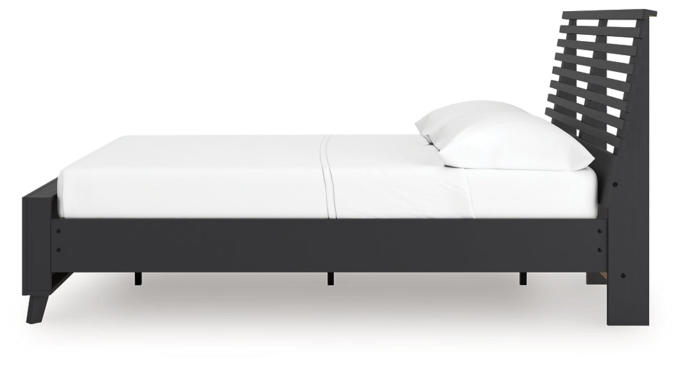 Danziar Slat Panel Bed