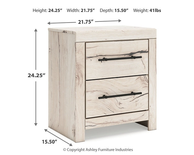 Panel Headboard With Mirrored Dresser And Nightstand