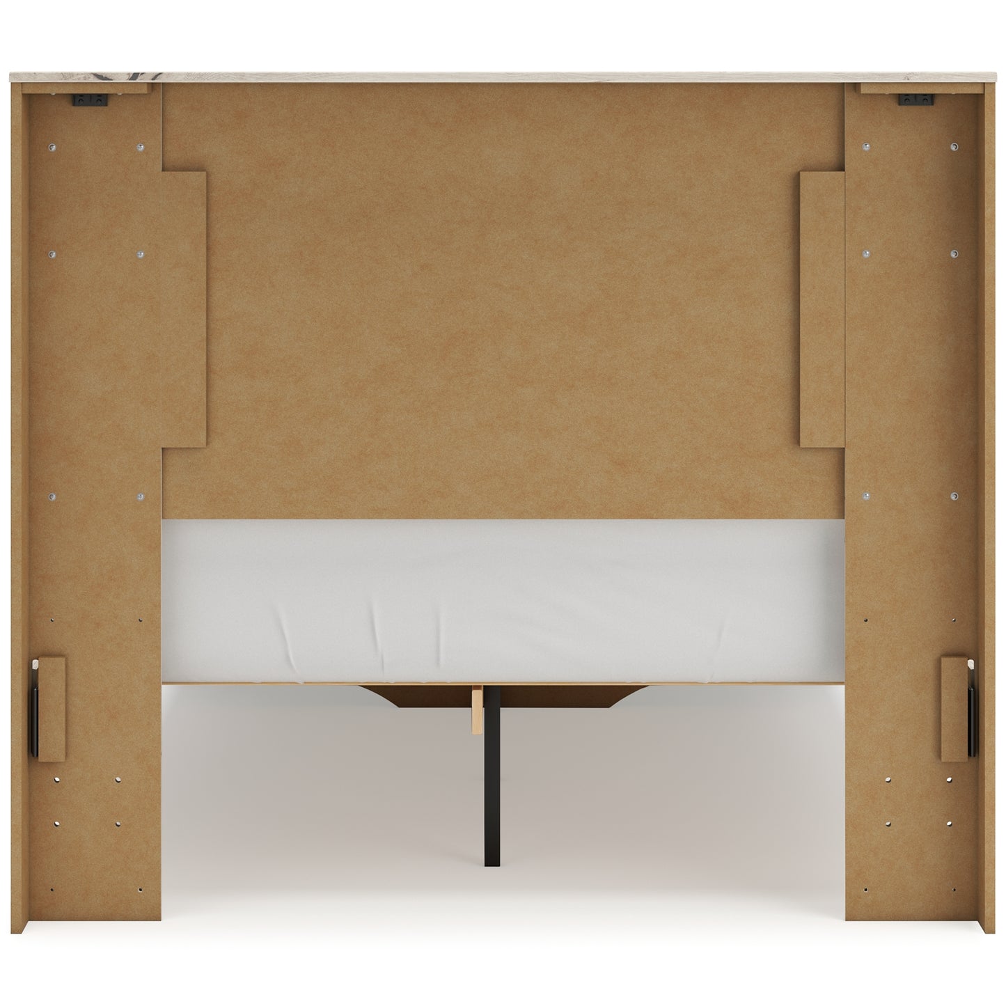 Panel Headboard With Mirrored Dresser, Chest And Nightstand