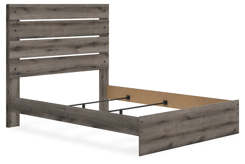 Graystorm Panel Bed With Mirrored Dresser, Chest And Nightstand