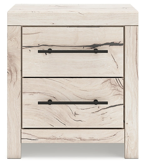 Panel Headboard With Mirrored Dresser And Nightstand