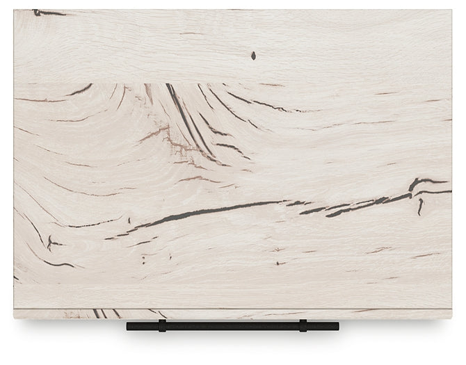 Panel Headboard With Mirrored Dresser And Nightstand