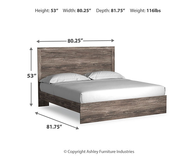 Ralinksi Panel Bed With Mirrored Dresser And Chest