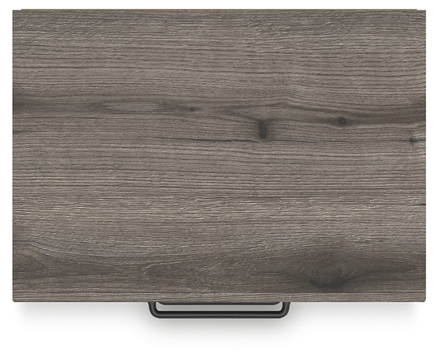 Graystorm Panel Bed With Storage With Mirrored Dresser And Nightstand