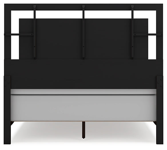 Covetown Panel Bed With Mirrored Dresser, Chest And Nightstand