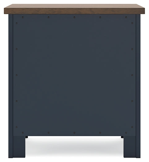 Landocken Panel Headboard With Mirrored Dresser, Chest And Nightstand