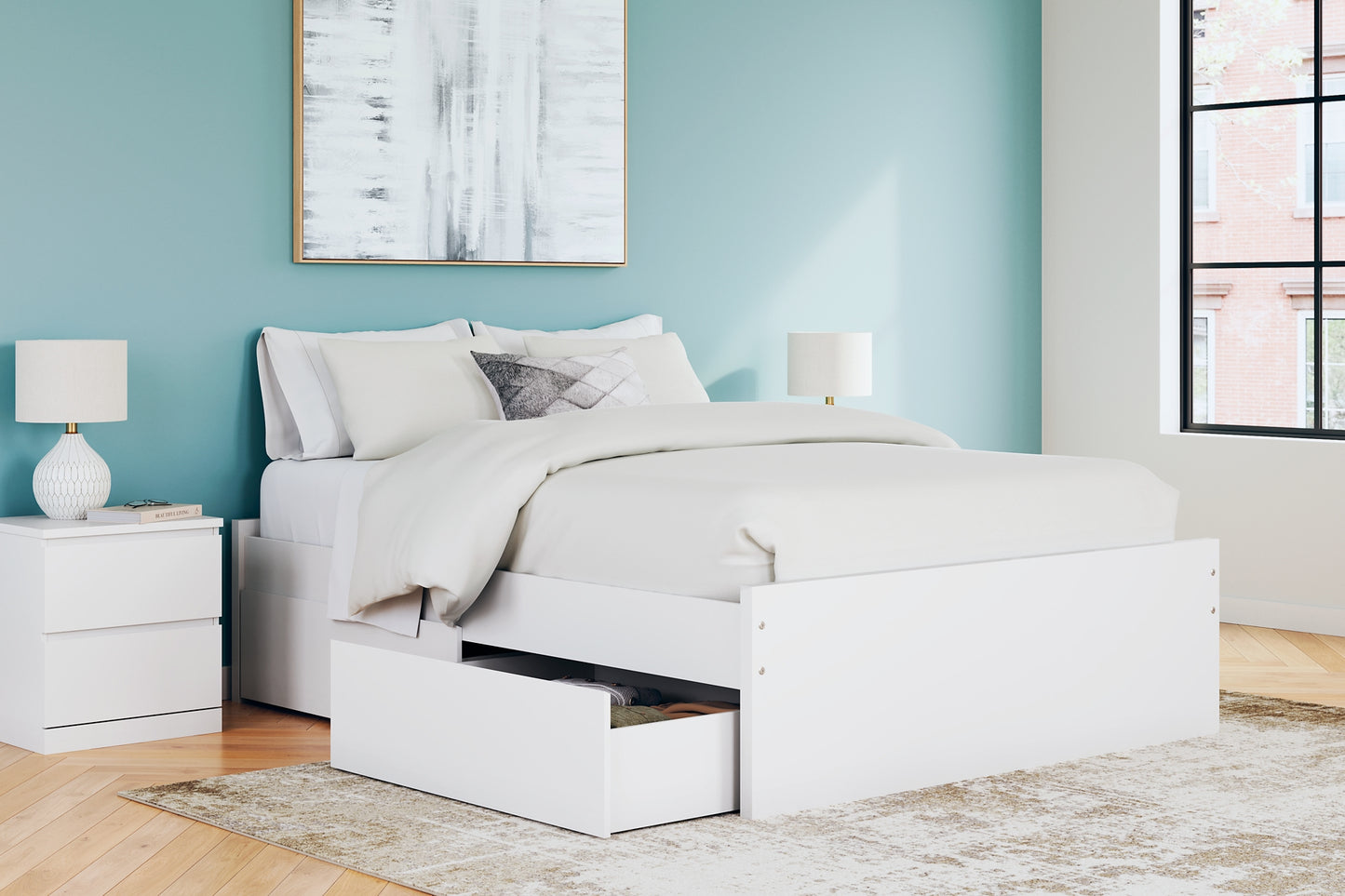 Onita Platform Bed With 1 Side Storage