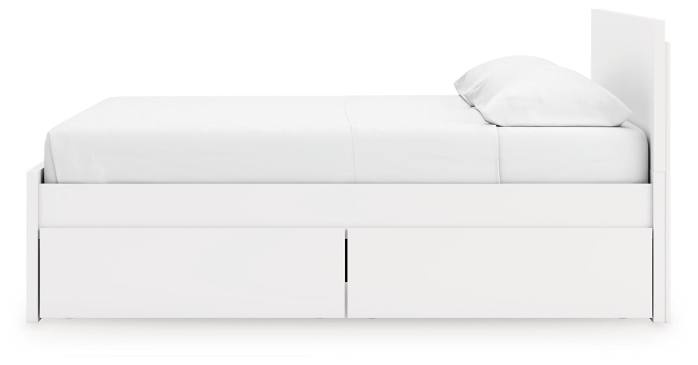 Onita Panel Platform Bed With 2 Side Storage