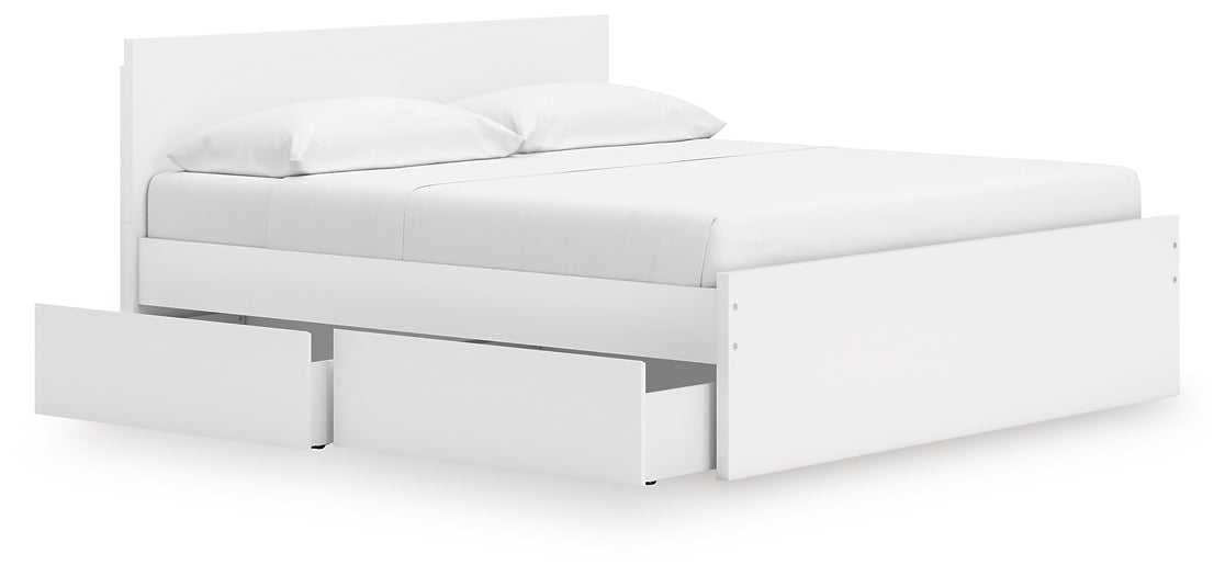 Onita Panel Platform Bed With Storage