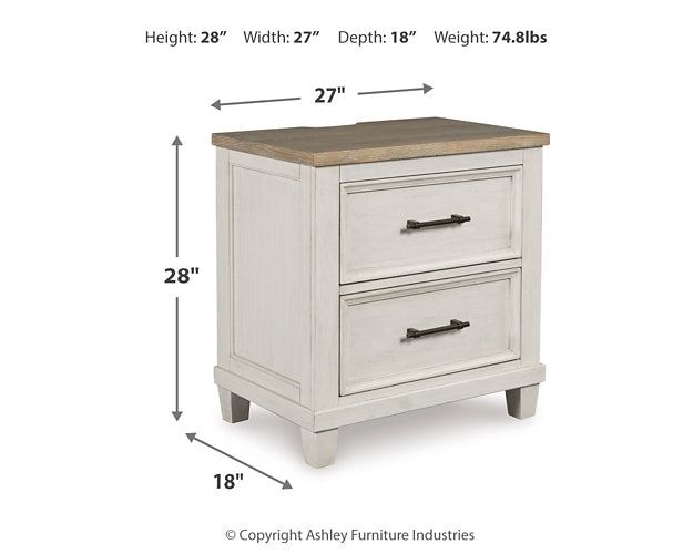 Shaybrock Panel Bed With Mirrored Dresser, Chest And Nightstand