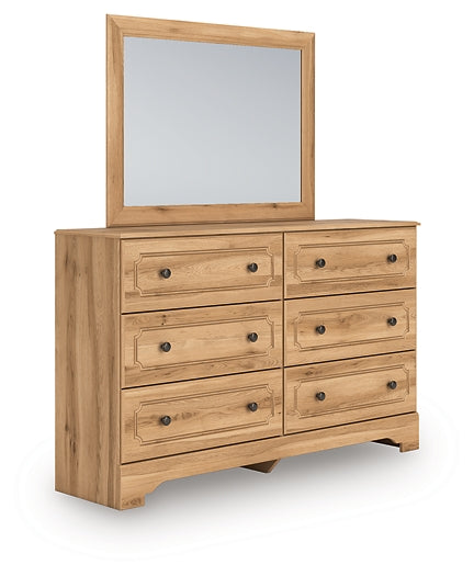 Aleaport Panel Bed With Mirrored Dresser And Nightstand