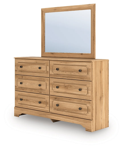 Aleaport Panel Bed With Mirrored Dresser And Nightstand