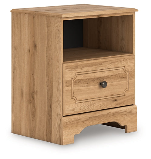 Aleaport Panel Bed With Mirrored Dresser And Nightstand