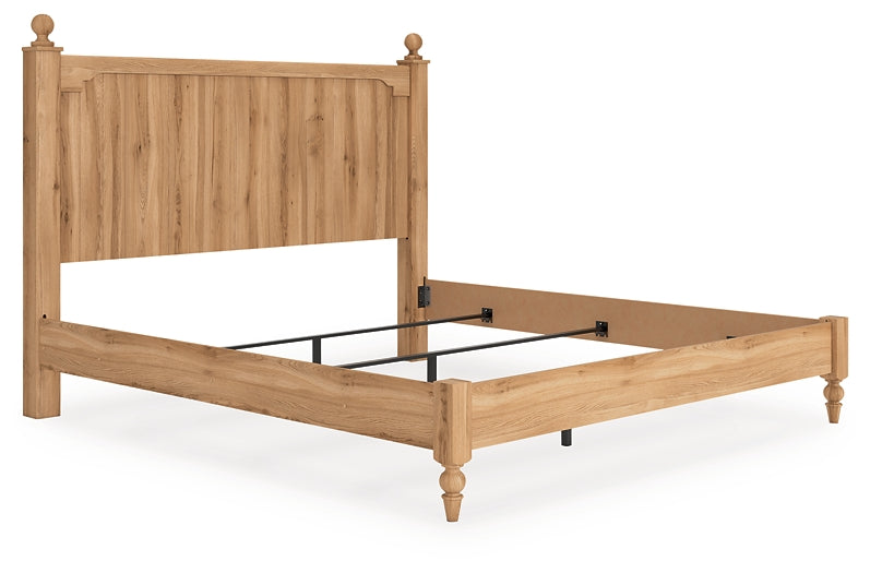 Aleaport Panel Bed With Mirrored Dresser And Nightstand