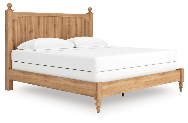 Aleaport Panel Bed With Mirrored Dresser And Nightstand