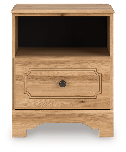 Aleaport Panel Bed With Mirrored Dresser And Nightstand