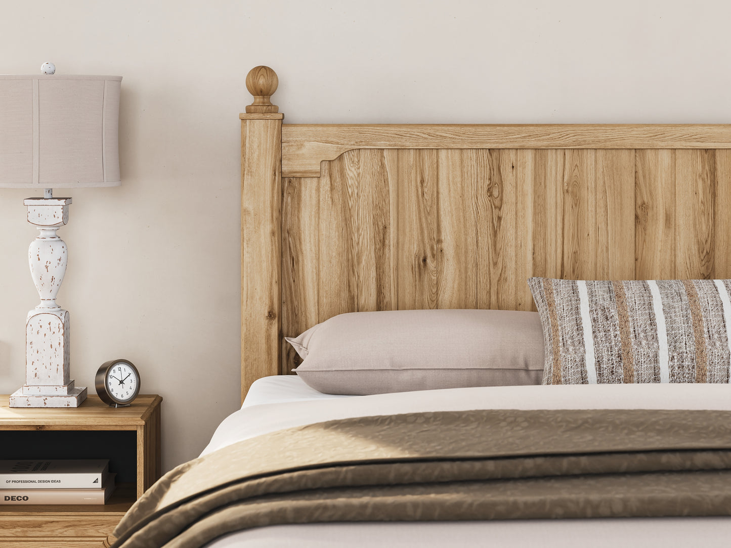 Aleaport Panel Bed With Mirrored Dresser And Nightstand