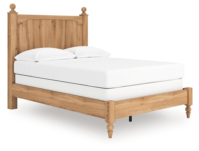 Aleaport Panel Bed With Mirrored Dresser And Nightstand