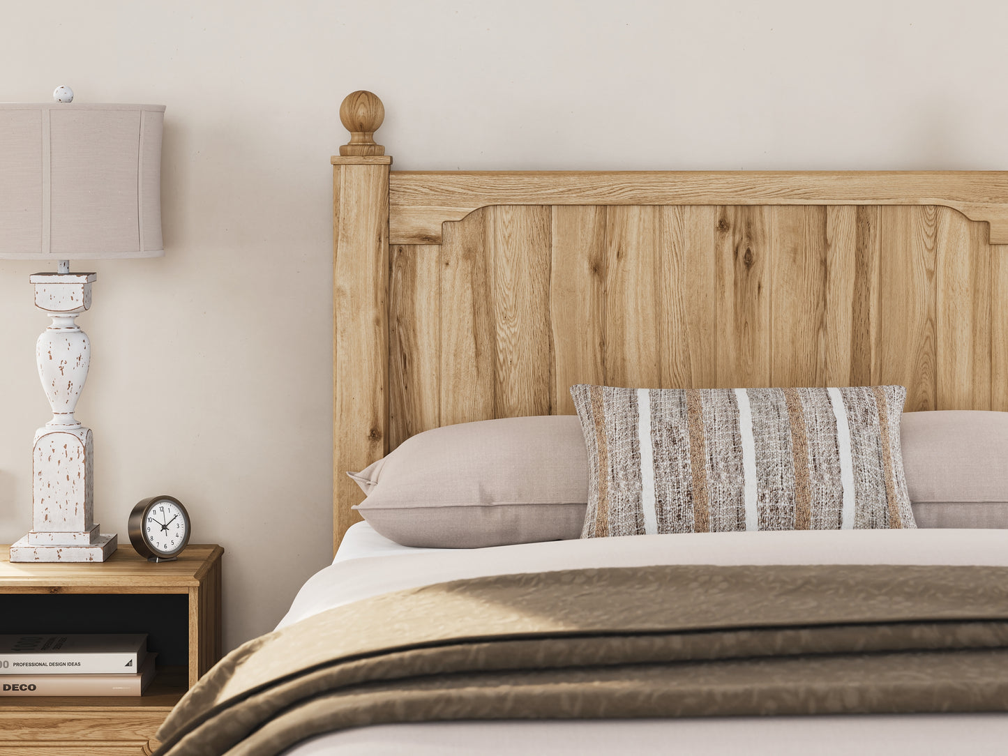 Aleaport Panel Bed With Mirrored Dresser And Nightstand