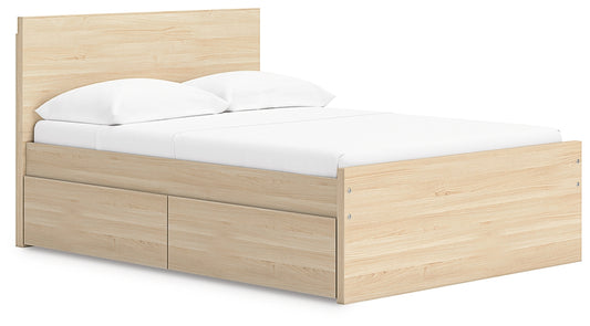 Onita Panel Platform Bed With 1 Side Storage