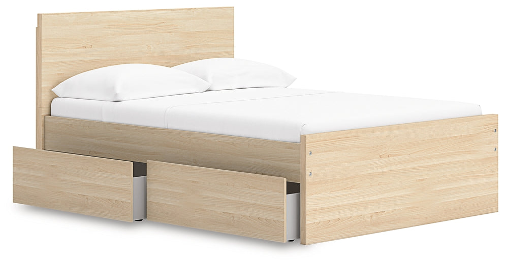 Onita Panel Platform Bed With 1 Side Storage