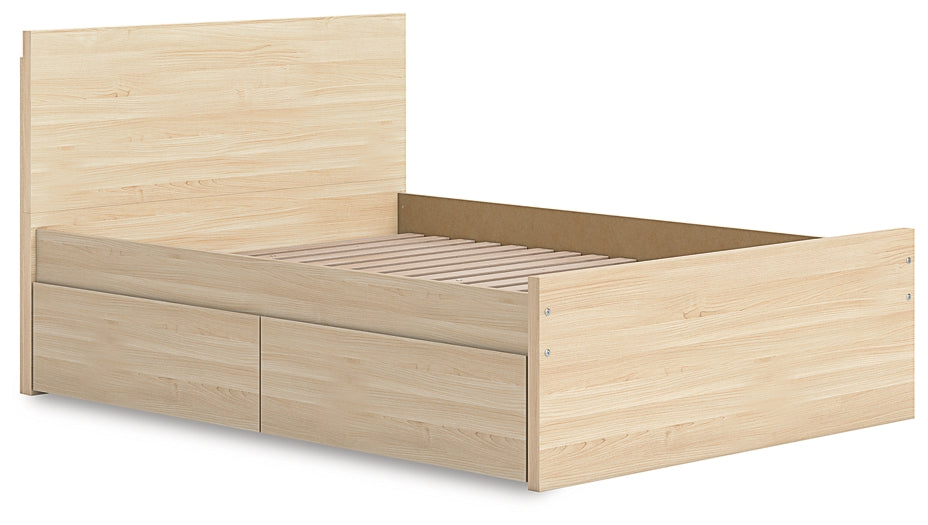 Onita Panel Platform Bed With 1 Side Storage