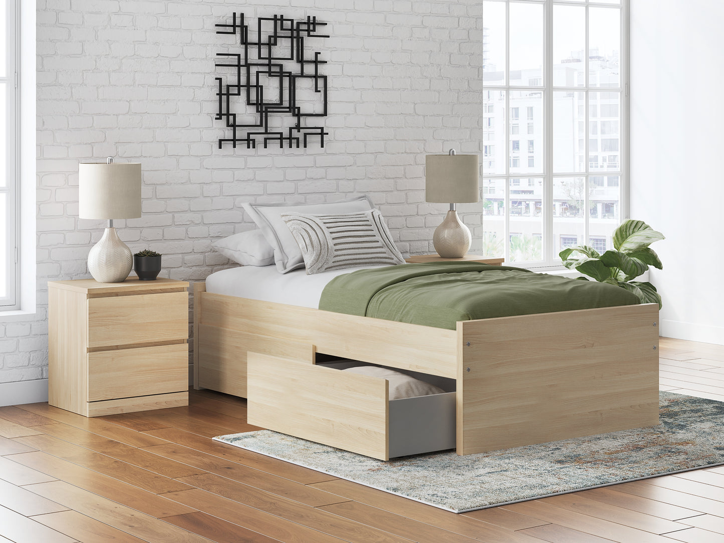 Onita Platform Bed With 1 Side Storage