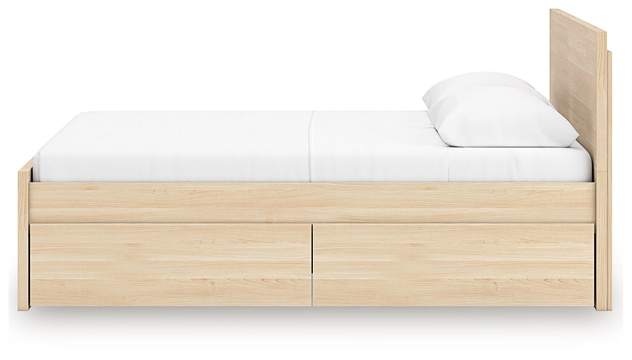 Onita Panel Platform Bed With 2 Side Storage