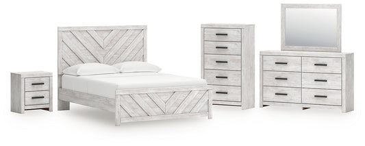 Cayboni Panel Bed, Dresser, Mirror, Chest And Nightstand