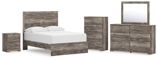 Ralinksi Panel Bed, Dresser, Mirror, Chest And Nightstand