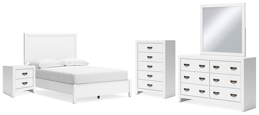 Binterglen Panel Bed, Dresser, Mirror, Chest And Nightstand