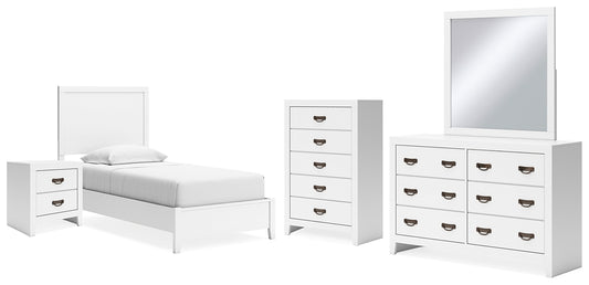 Binterglen Panel Bed, Dresser, Mirror, Chest And Nightstand