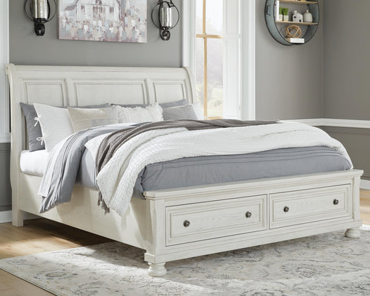 Cama tipo trineo Robbinsdale con almacenamiento
