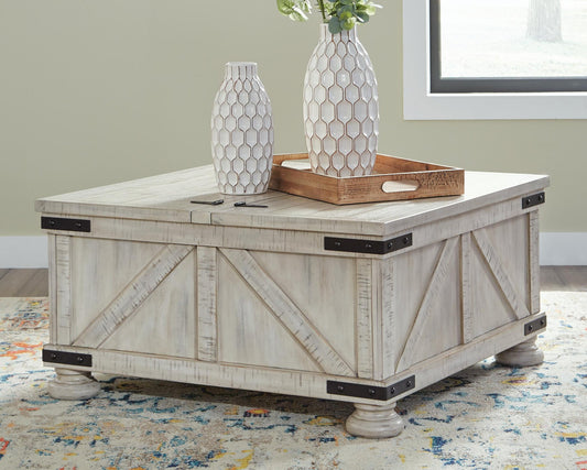 Mesa de cóctel Carynhurst con almacenamiento