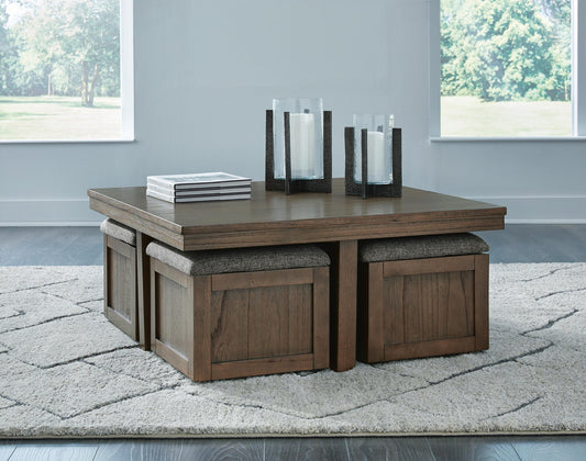 Mesa de cóctel Boardernest con 4 taburetes (5 unidades)