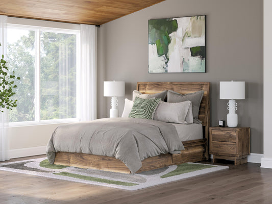Chirason Panel Bed With Storage