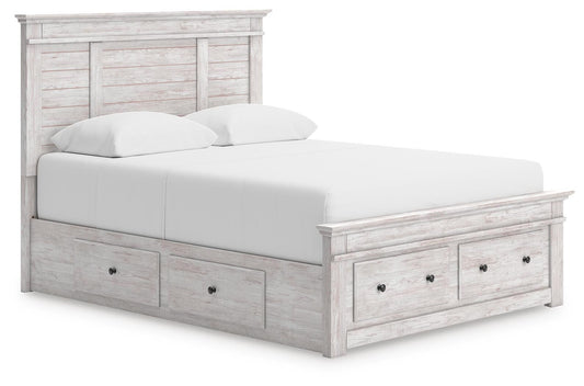 Makidern Panel Storage Bed
