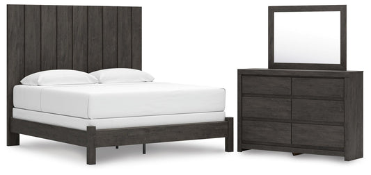 Fraluna Panel Bed, Dresser And Mirror