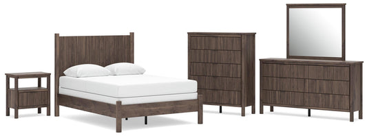 Pamytta Panel Bed, Dresser, Mirror, Chest And Nightstand